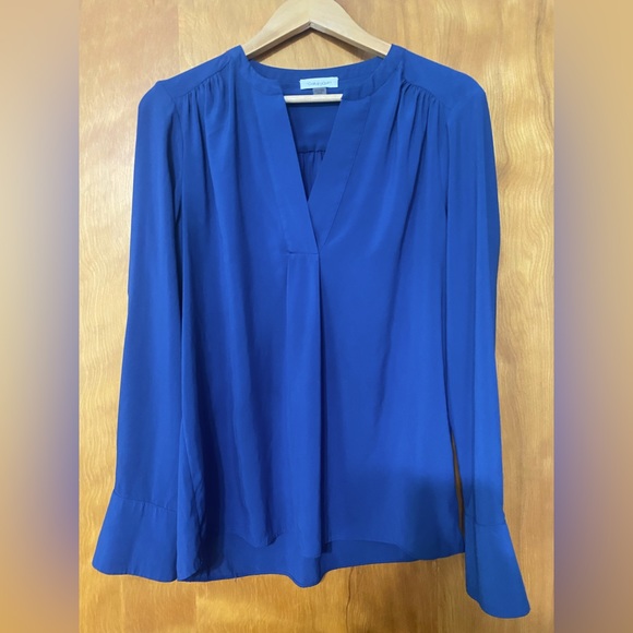 Calvin Klein Tops - Calvin Klein blue long sleeve blouse